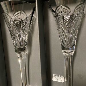 Waterford Millennium Toasting Flute HAPPINESS